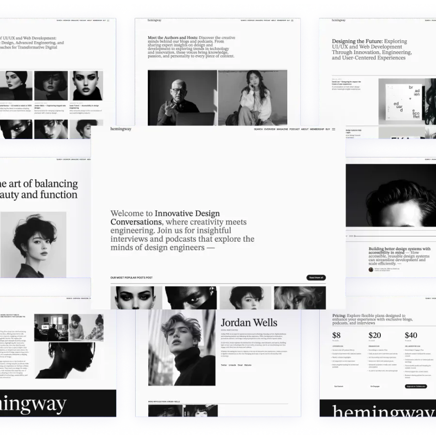 Hemingway / Blog & Podcast